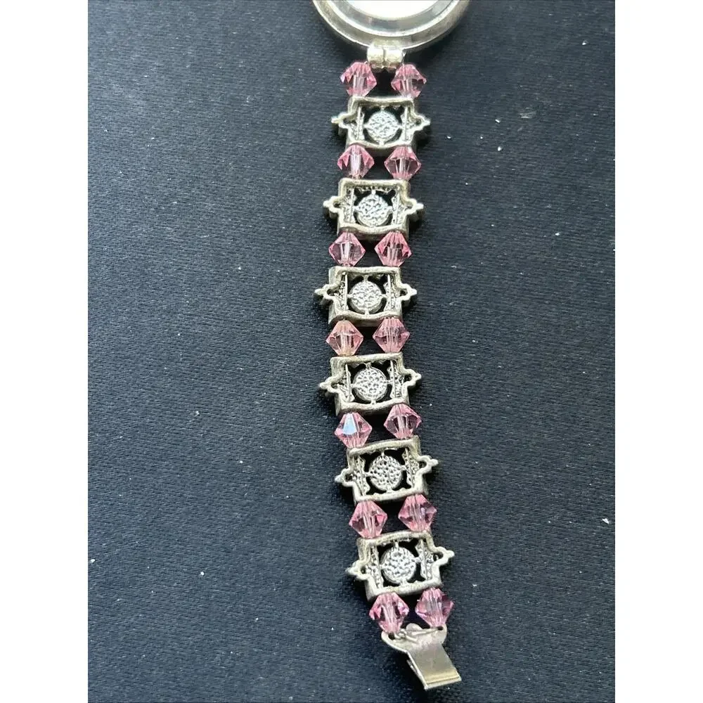 Geneva Pink Ribbon Dial Women’s Quartz Watch